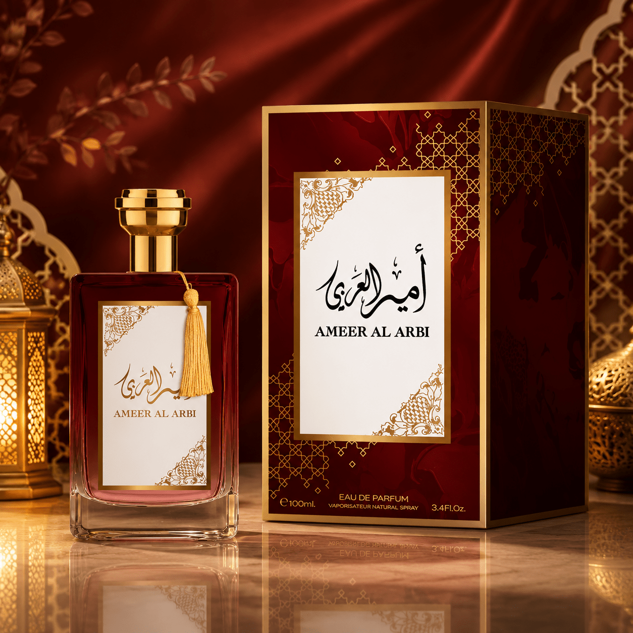 TEMU Everlyx - Ameer Al by Eau de Parfum 100ml - con notas amaderadas y especiadas, elegante y duradera