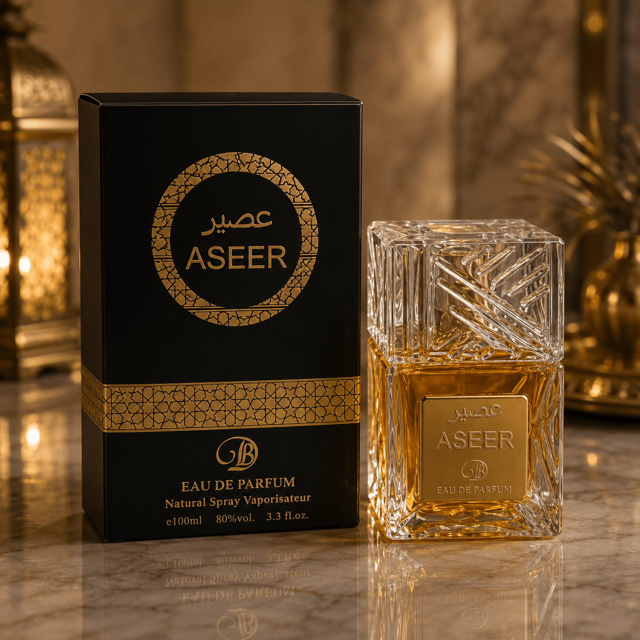 TEMU Everlyx - Aseer Blue Eau De Parfum 100ml - Oriental Fragrance With , Spicy, And Warm Notes - , Elegant, And Long-lasting Scent, Ideal For Men