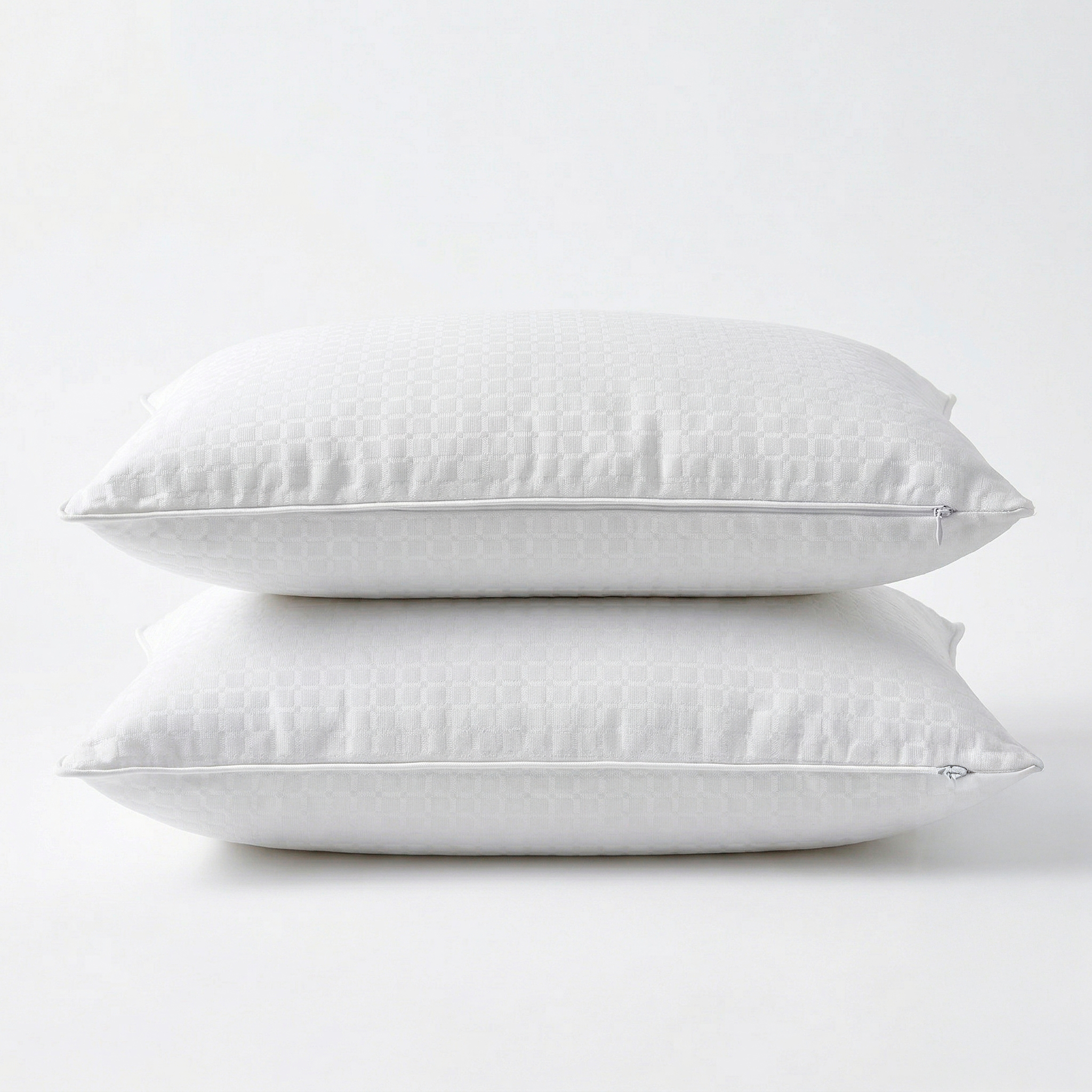 TEMU Pack de 2 Almohadas PIKOLIN HOME de Fibra Antiácaros Firmeza Media, Hipoalergénicas y Transpirables, Premium Fabricante Europeo para Descanso ,