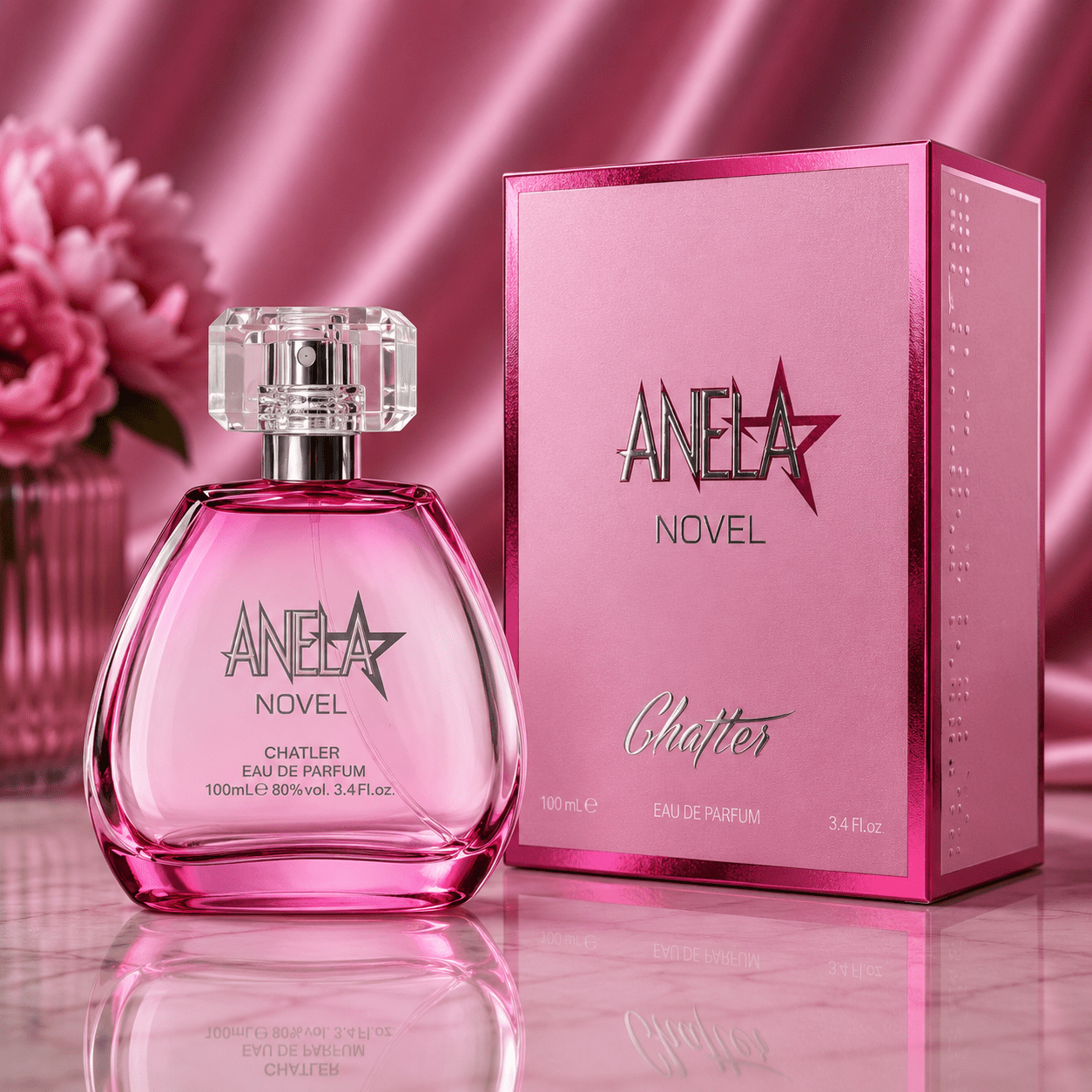 E-shop Everlyx - Anela von Chatler Eau De Parfum 100ml, ein süßes, blumiges mit fruchtigen Noten und einer weichen Basis, ein leichter und eleganter,