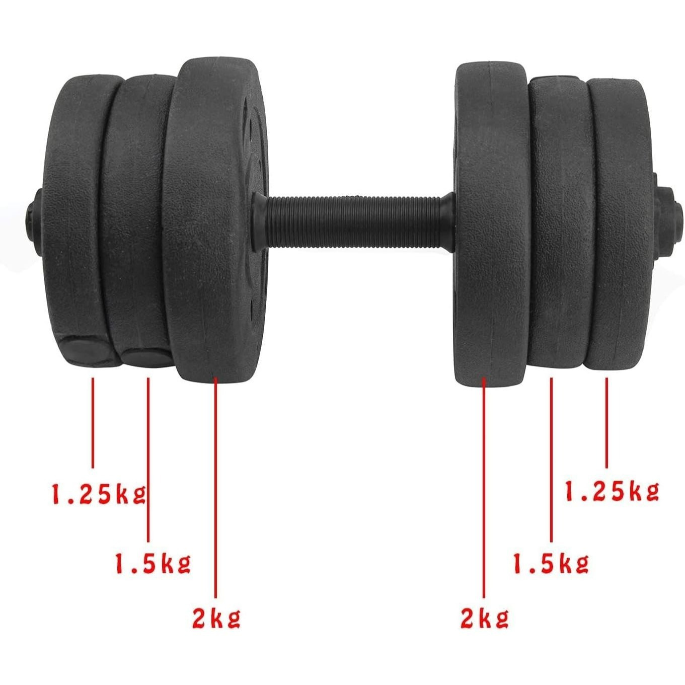 20kg Adjustable Dumbbells Set for Home Gym Training