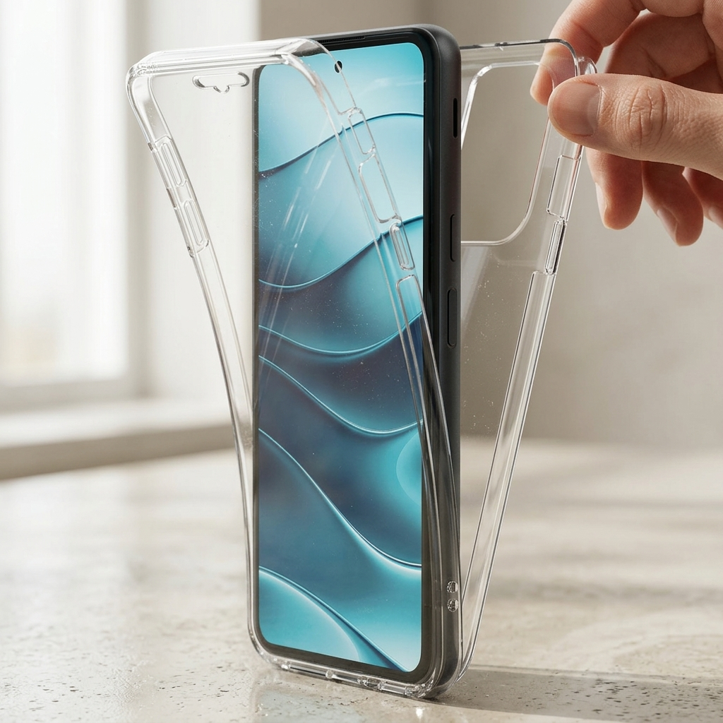 TEMU Grados para XIAOMI REDMI NOTE 14 4G Carcasa Forro Protector Proteccion Completa Parte Delantera + Parte Trasera Cara Capa 2 Piezas, Color