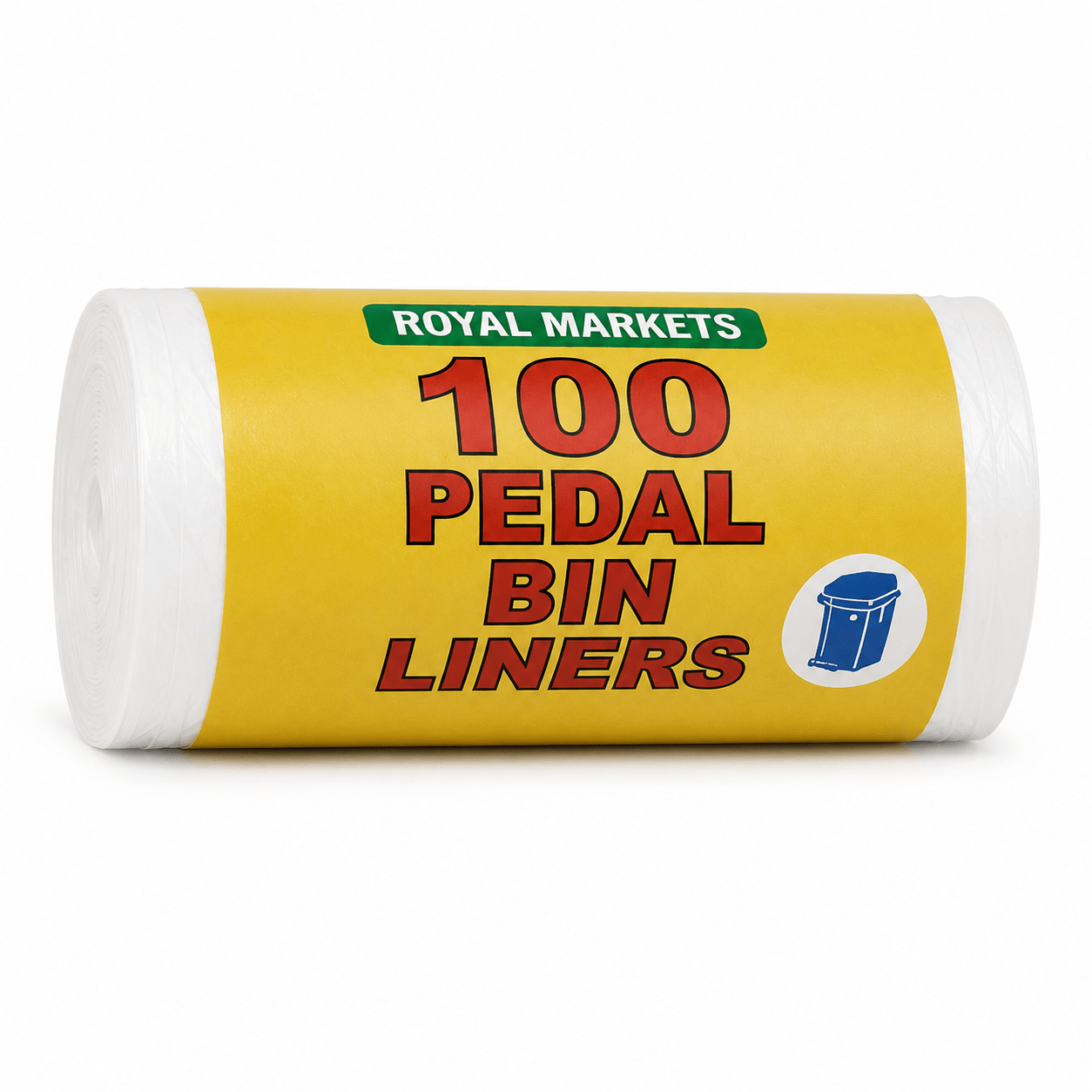 TEMU Pack Of 100 Pedal Bin Liners – Strong Small Bin Bags For Bathroom, Kitchen & Office Waste