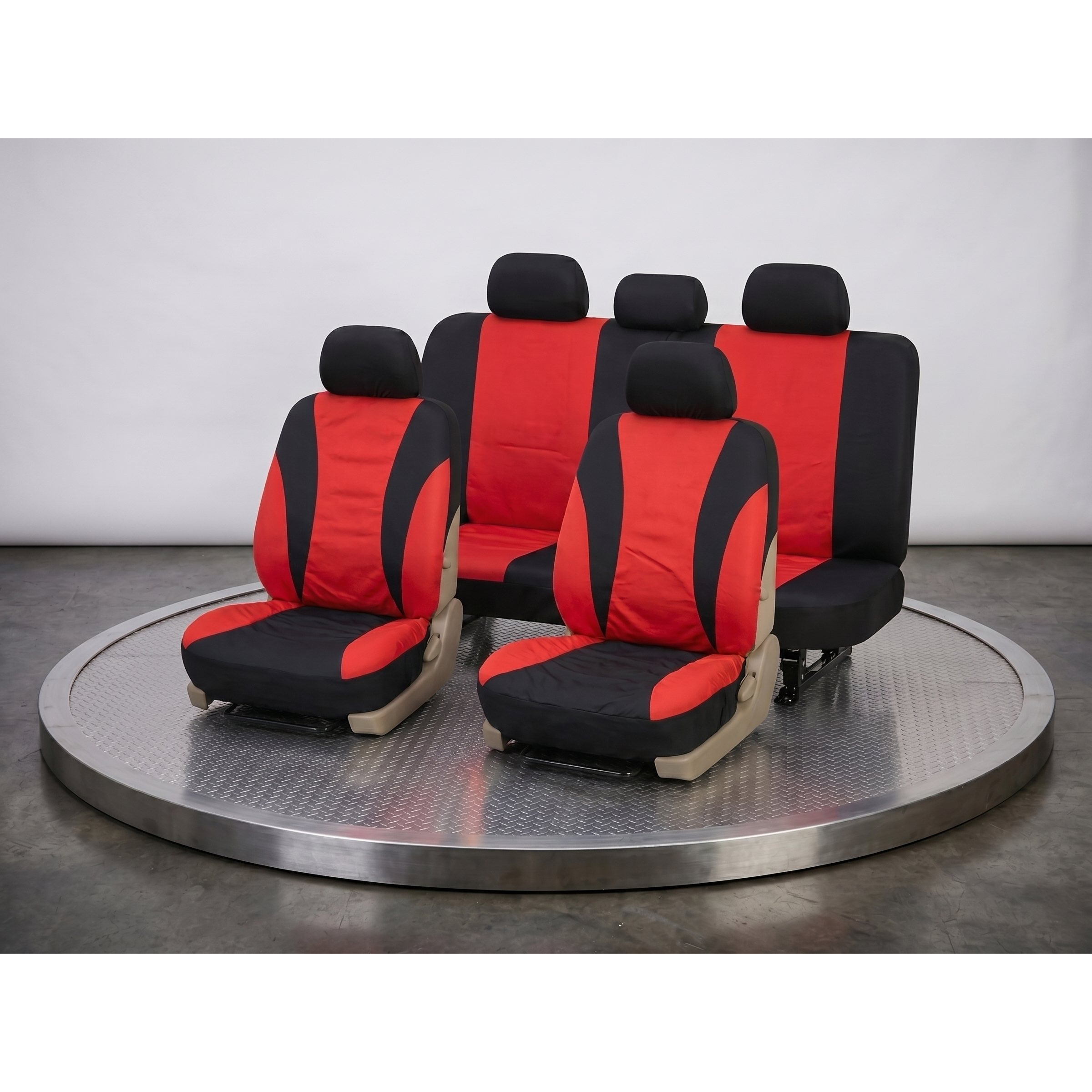 TEMU Coprisedili Auto Universali Kit Completo �� Set Anteriore e Posteriore per Utilitarie e Auto Piccole/Medie �� Protezione Sedili Resistenti-LS06