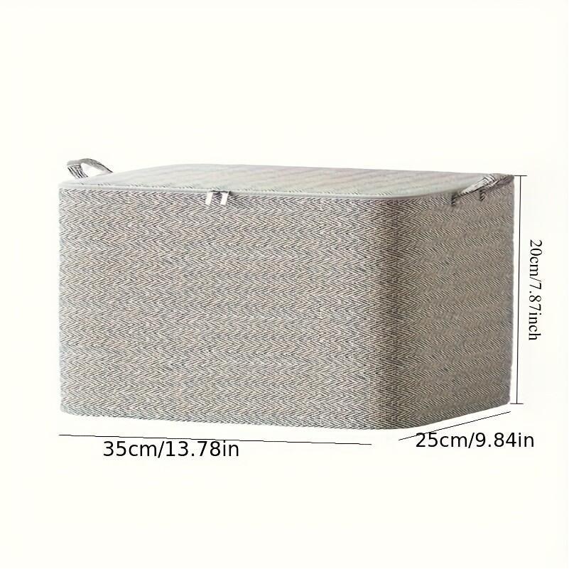 2pcs Large Foldable Storage Boxes with Lids for Home Moves