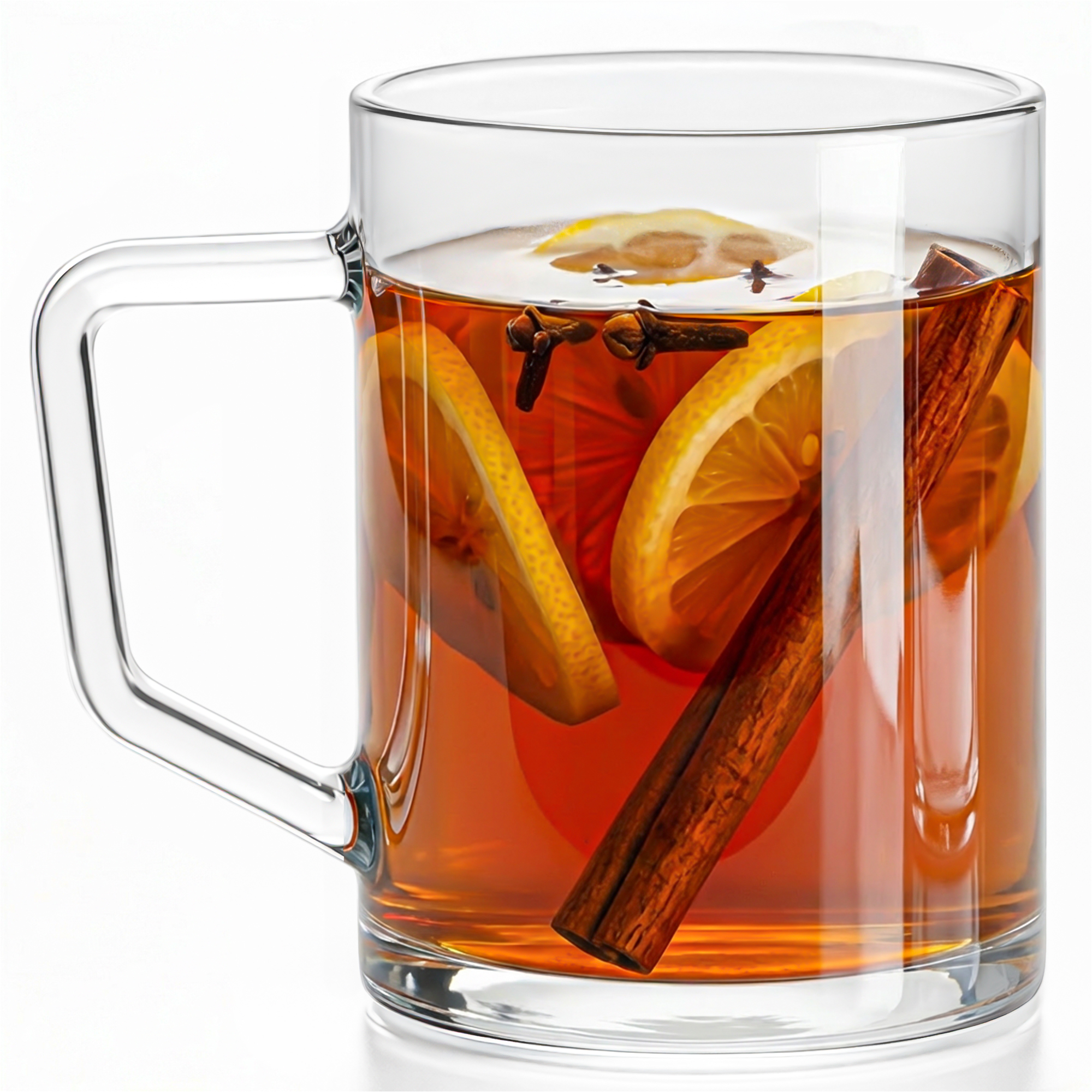 Coffee Mug Set Of 6/12, 270ml Tea Glasses With Handle, Transparent Glass, Ideal For Tea, Cappuccino, Mulled Wine & Hot Drinks, Dishwasher Safe