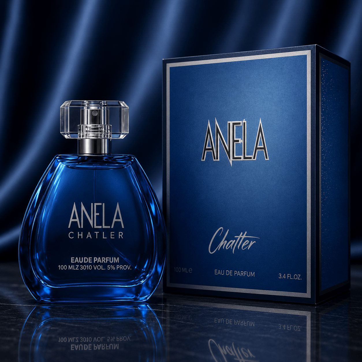 TEMU Everlyx - Anela De Chatler Eau De Parfum 100ml, An Elegant Floral With Soft And A Warm Base, A Delicate And Enveloping Feminine Fragrance.