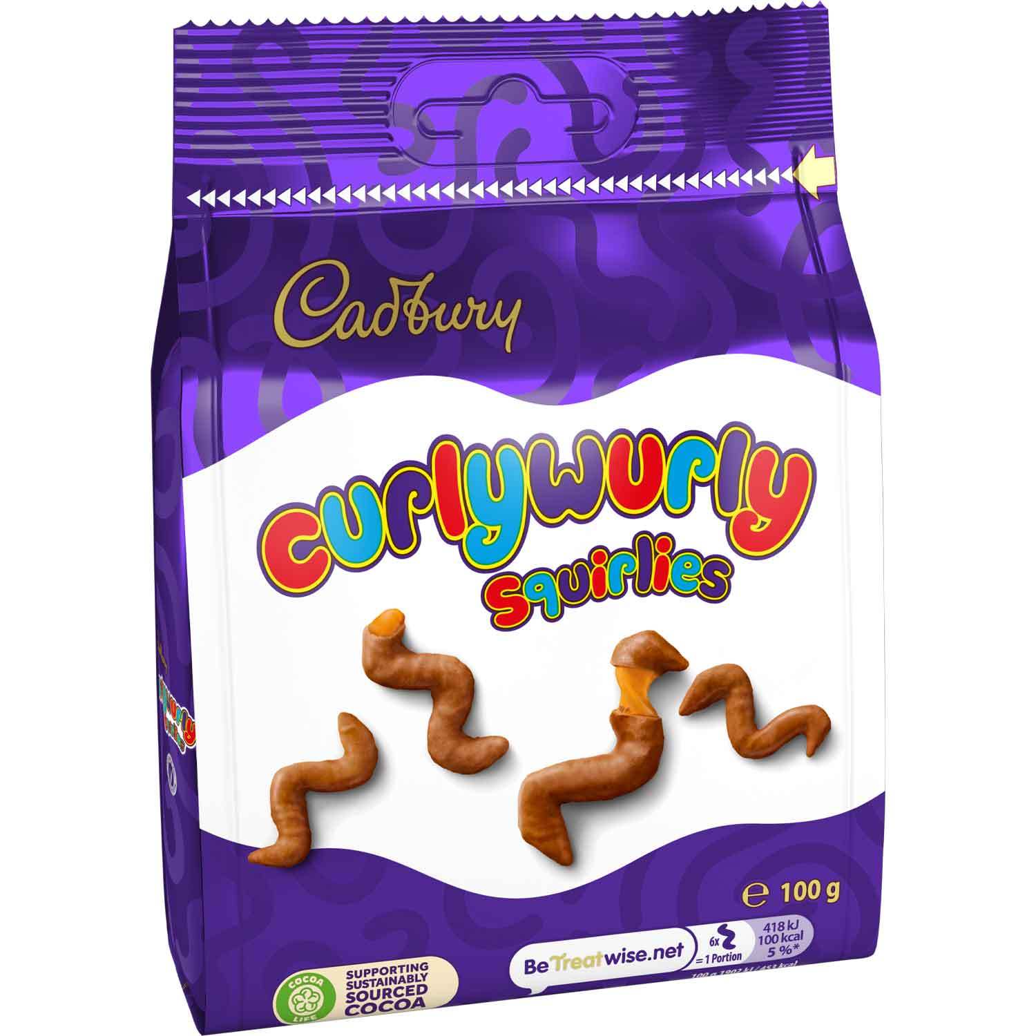Cadbury Curly Wurly Squirlies 100g