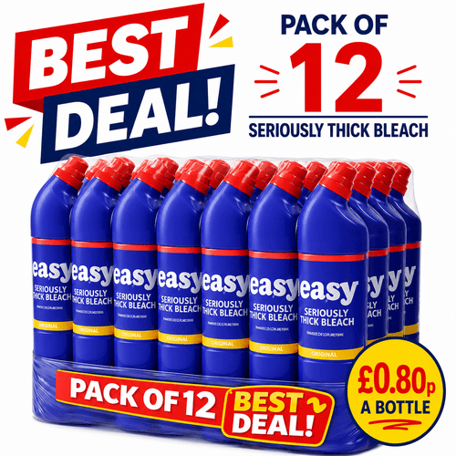 easy original thick bleach 12 x 750ml