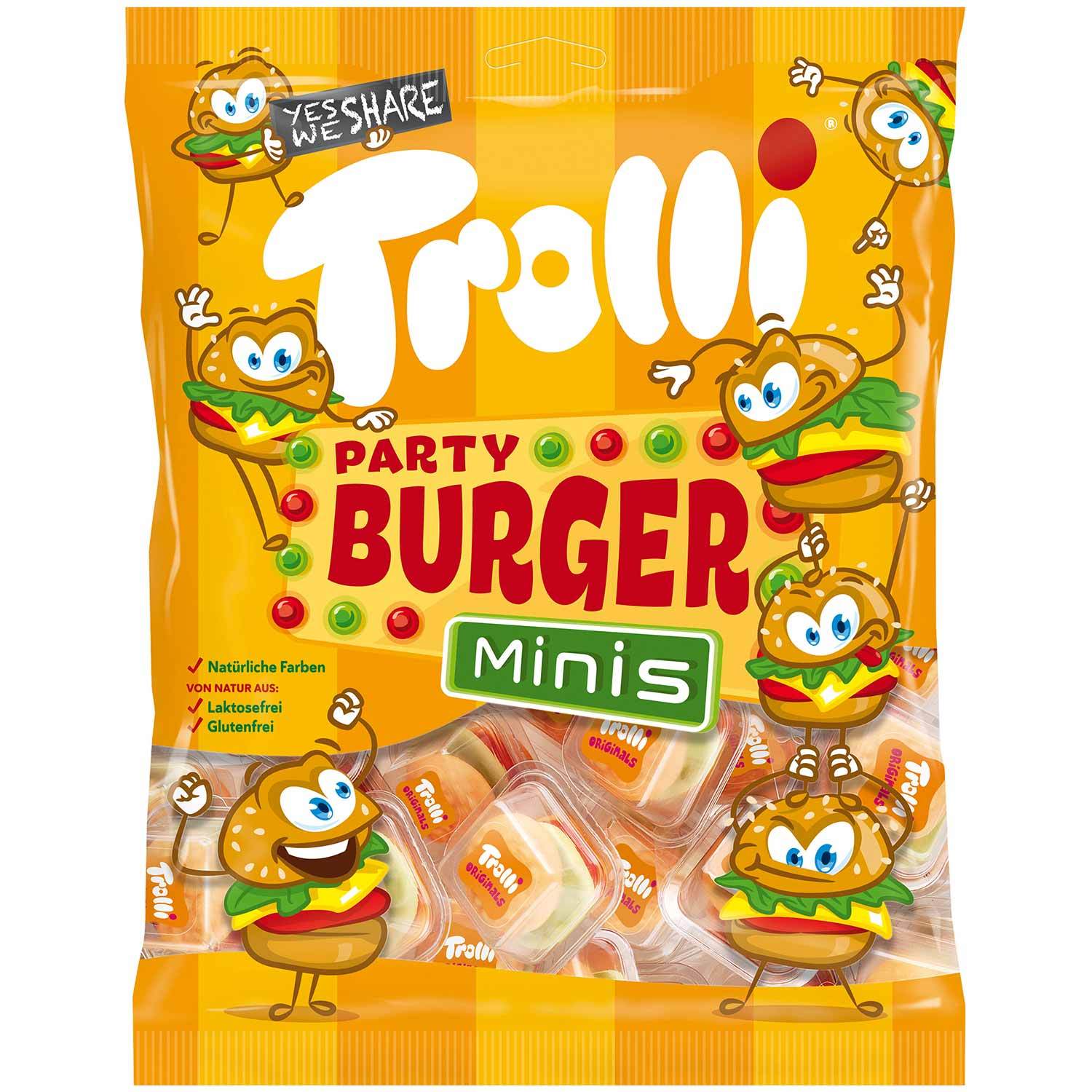 Trolli Party Burger Minis 17x10g = 170g