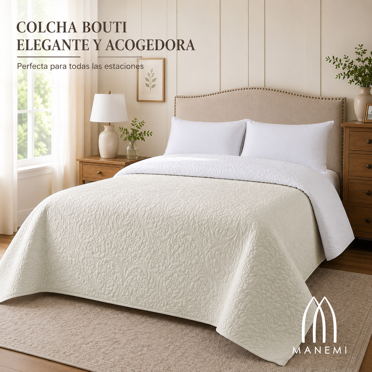 TEMU Colcha para verano y Reversible - Colcha para cama,Colcha cubre cama 100% poliester, y transpirable. Sin de cojin