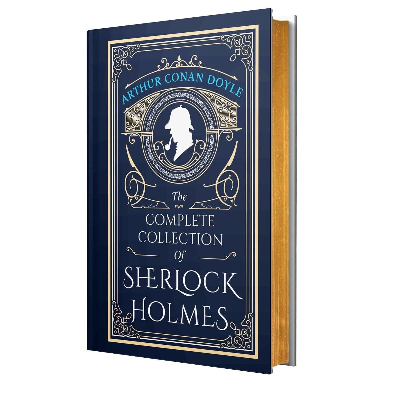 Arthur Conan Doyle The Complete Collection of Sherlock Holmes Deluxe Leather Bound Classic: (A Study In Scarlet, The Sign Of Four, The Adventures of S