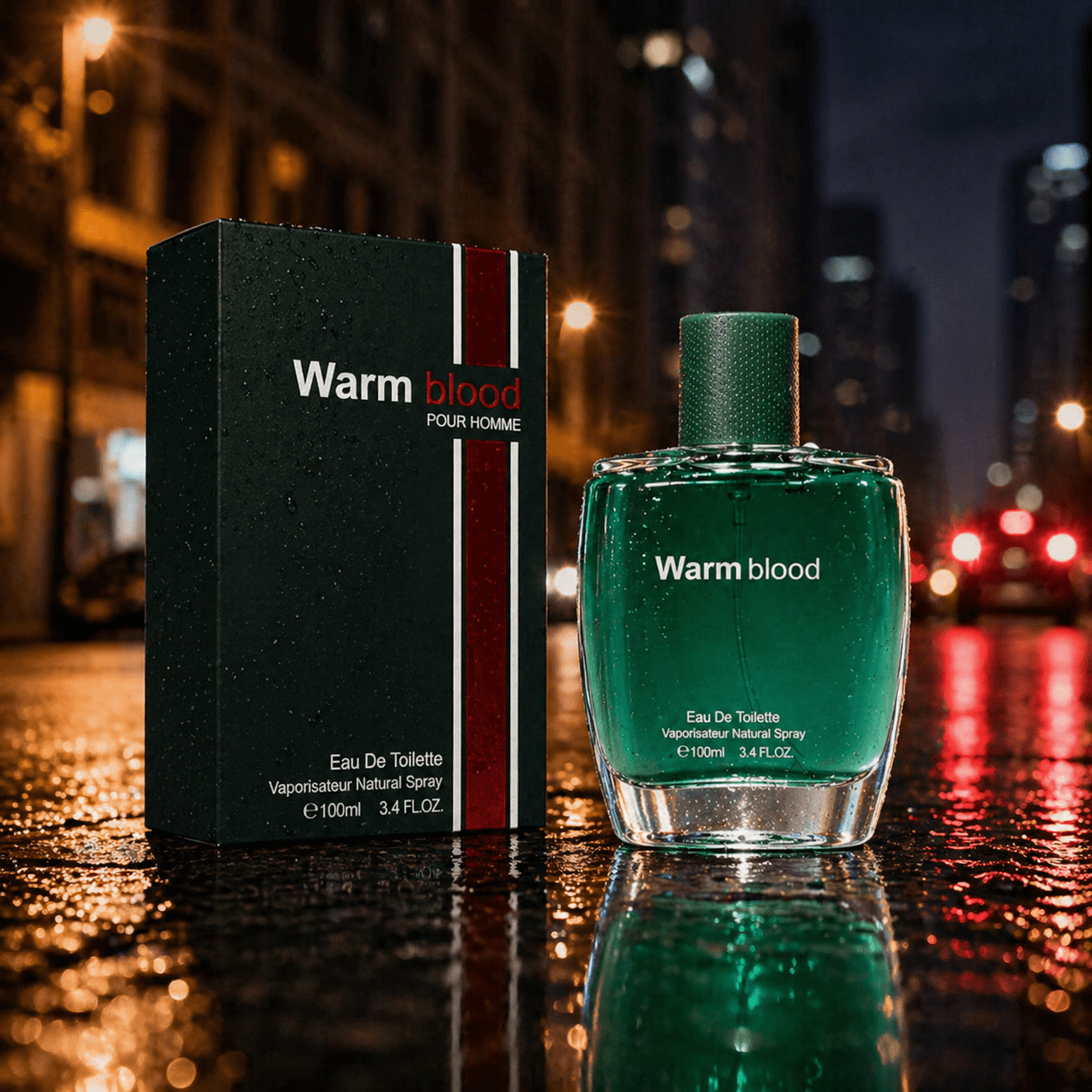 TEMU Perfume For Man – Warm Blood Pour Homme Edt 100ml X 1 Spicy With Rich Whiskey And Smooth Notes A 's Perfume , A Cologne For Men Wrapped In Deep