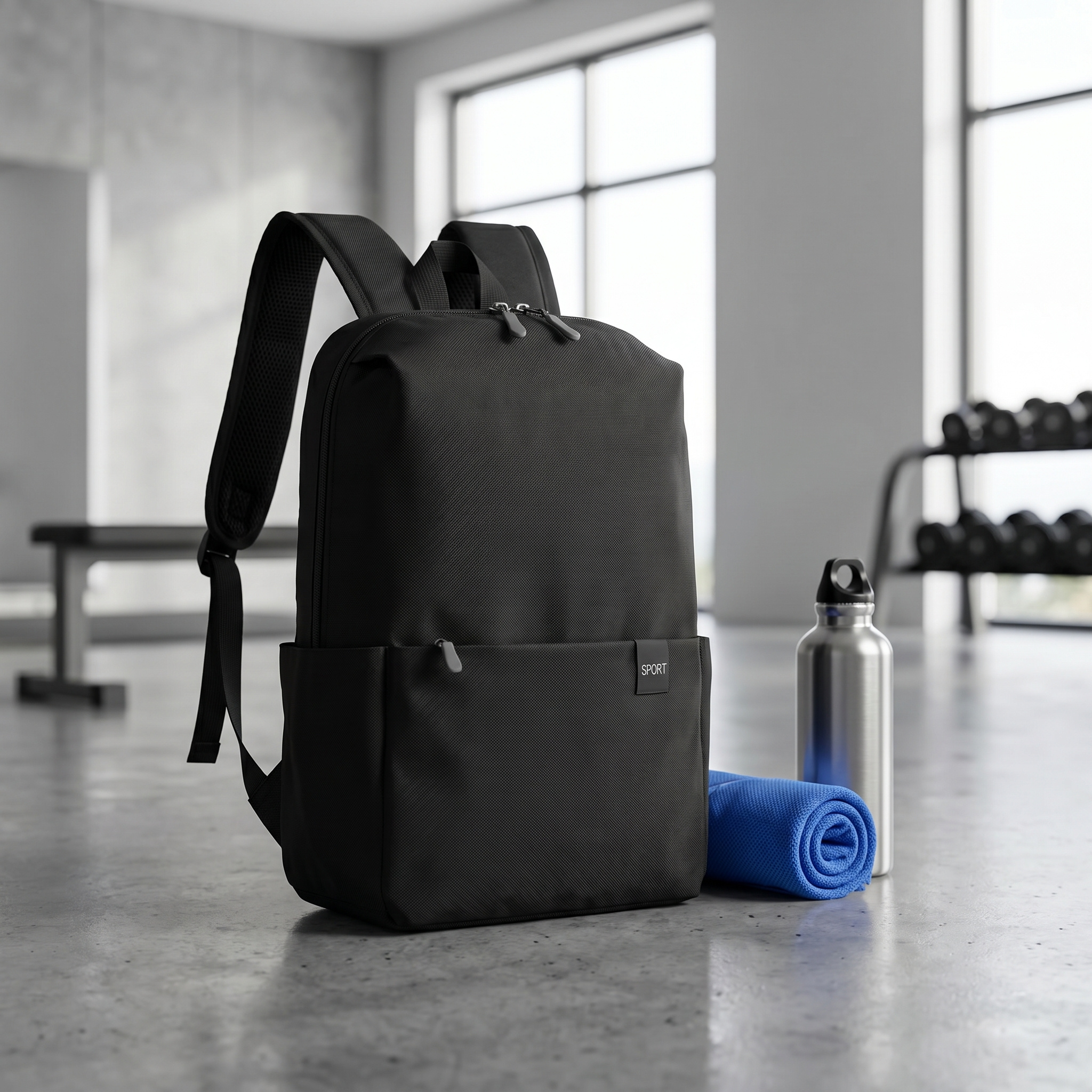 TEMU Mochila Mini Deportiva Unisex con Gran Capacidad, Mochila Escolar Casual de Oxford con Bolsillo Frontal y Correas Acolchadas, para Instituto,