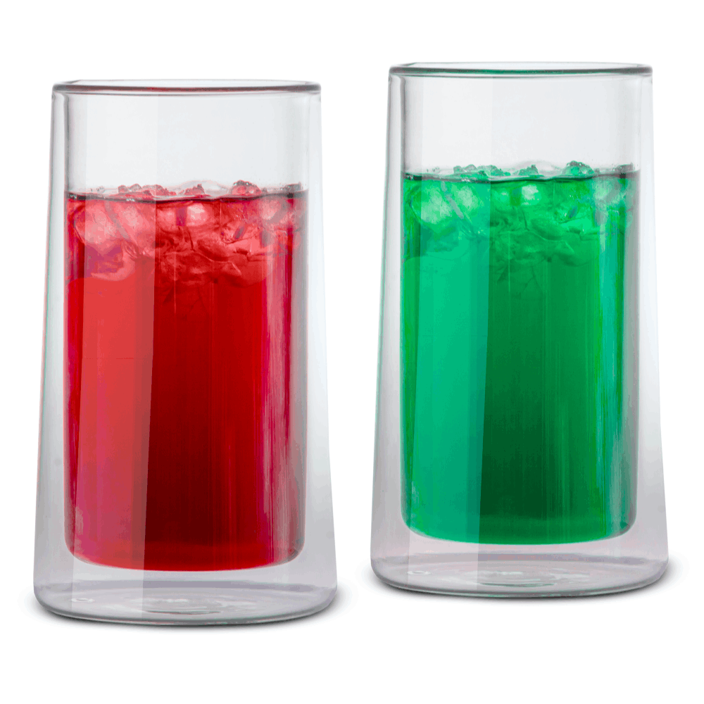 Double-walled Drinking Glasses