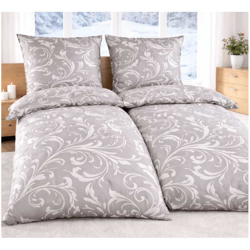 Image of Fein-biber 2-piece Bedding Set: 135x200 Cm Duvet Cover + 2x 80x80 Cm Pillowcases, Extra Plush Soft Cotton Bed Cover, Cozy Winter Duvet, Kids' Bedding For Girls