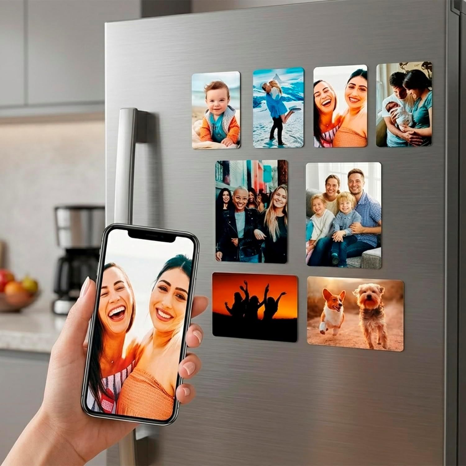 TEMU Dekopix Imán de Nevera Personalizado . Foto iman magnético Flexible para el Frigorífico. Fotografías magnéticas que se convierten en un Regalo