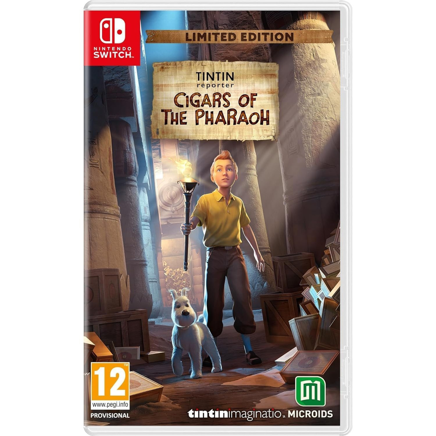 Image of Tintin And Rider - The Pharaoh's Cigars Edition - Tintin Reporter: Cigars Of The Pharaoh - Edition - Switch