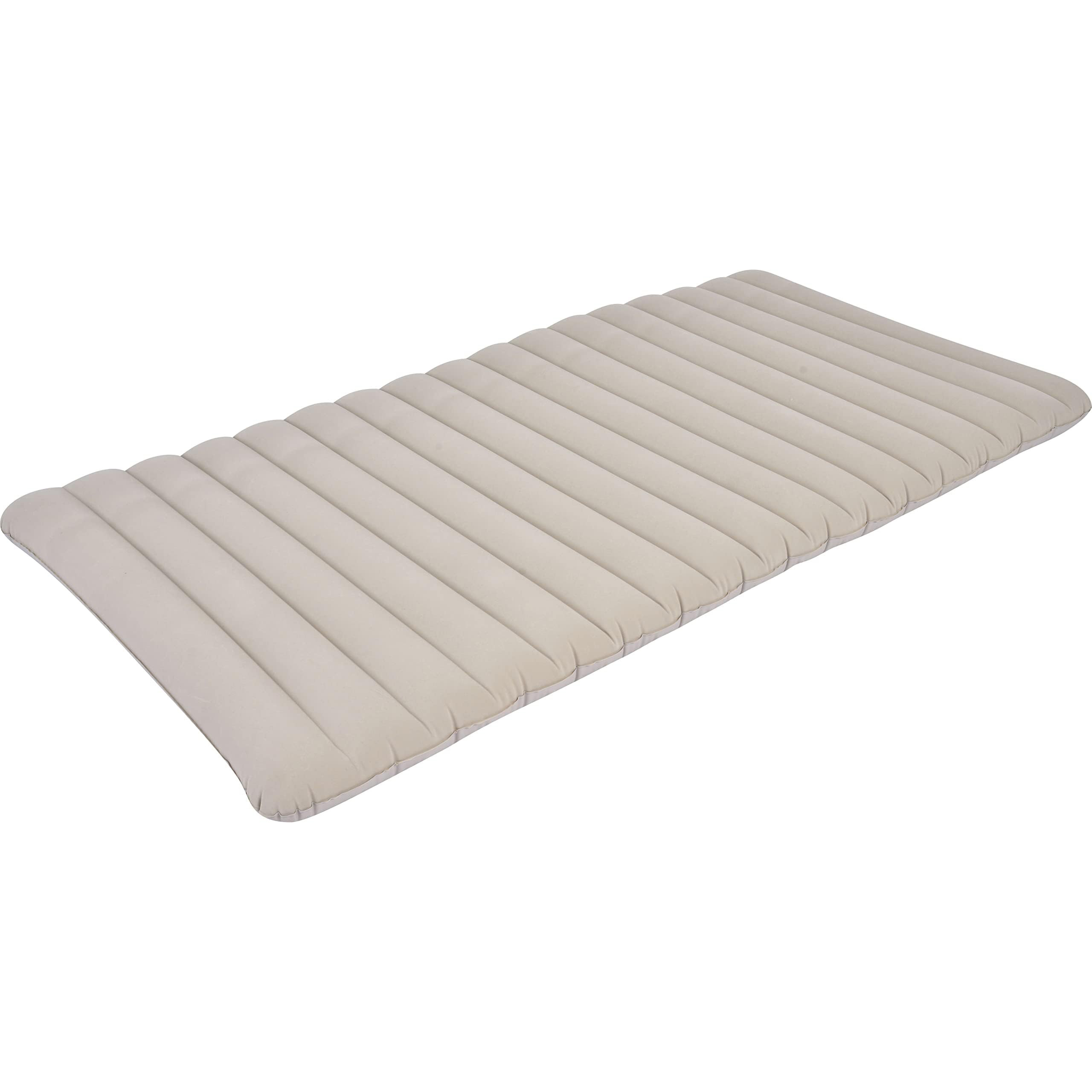 Air Mattress Camping Inflatable Twin-size 183x97x12cm For 1 Person - I-beam Construction - Inflatable With Any Commercial Pump, Flocked Surface, Portable, Foldable, | Outdoor Tent Hiking Air Mattress.