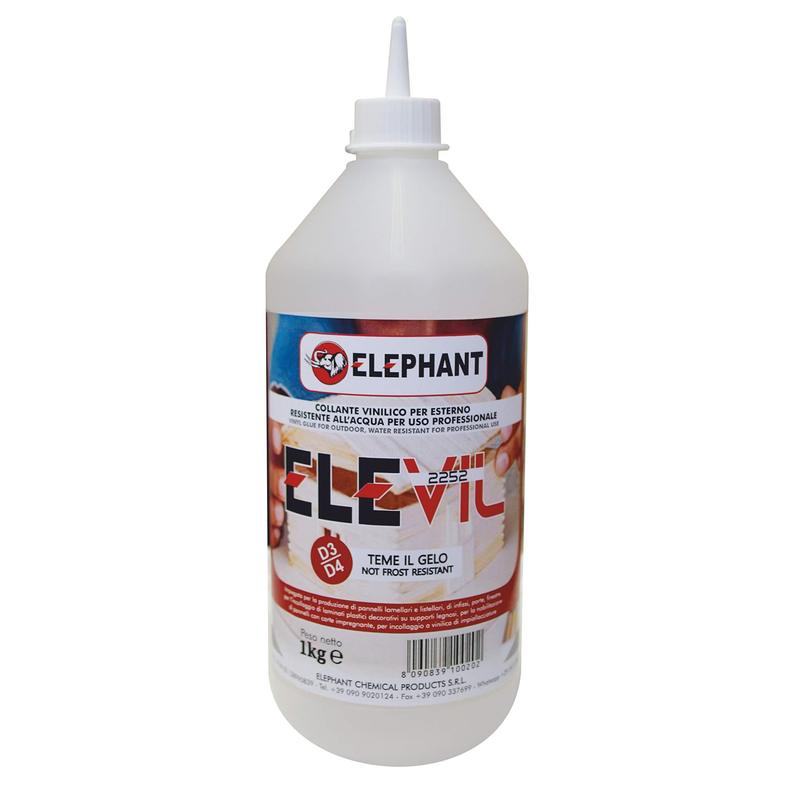 TEMU 1 KG | Colla vinilica per Legno D3 D4 ELEVIL2252 - Super Collante professionale