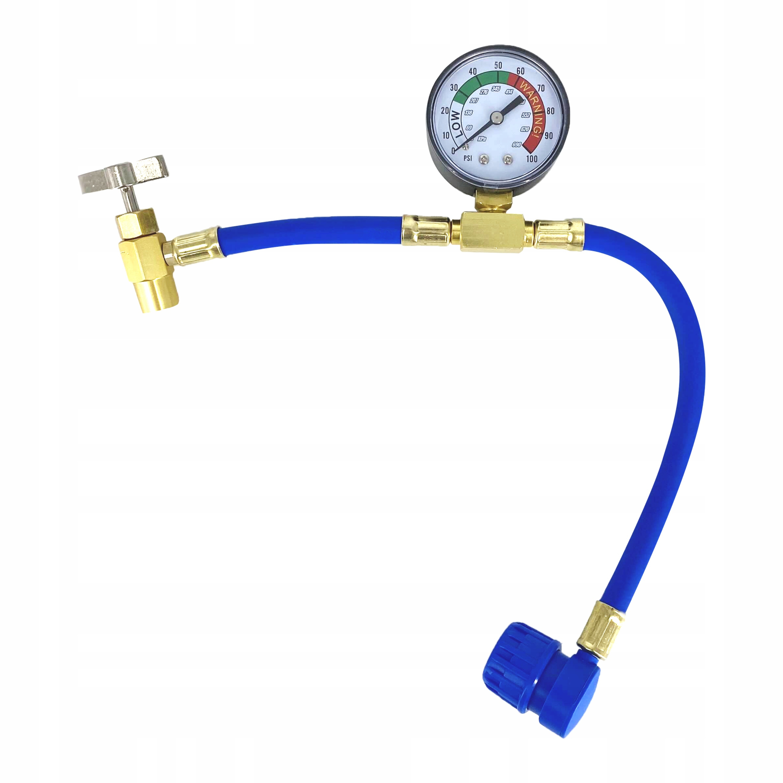 Image of Infloo Tube With Manometer For Charging Air Conditioning R134a R1234yf 11mm Independent And Refrigerant Supplementation Professional Service Hose Precise And Application