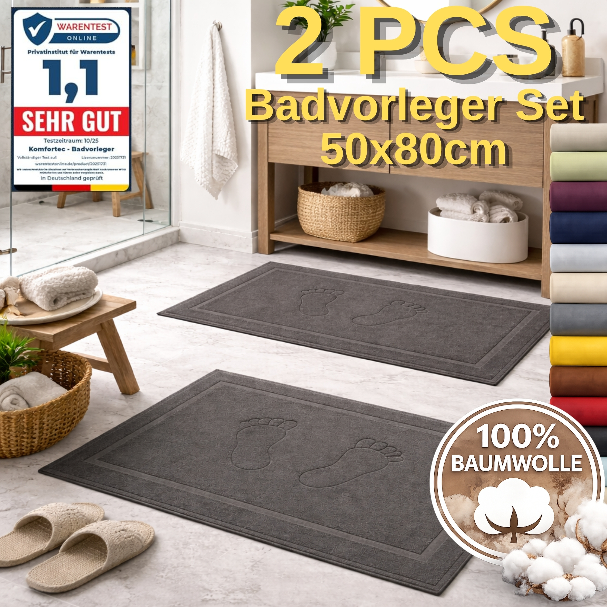 Of Towels 50x80 Cm – Extra Softterry, 800 G/m², Absorbent & Quick Drying