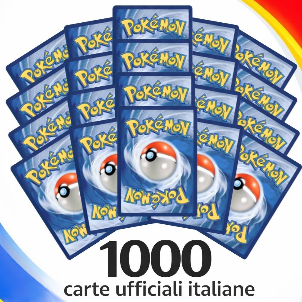 TEMU Carte Pok矇mon: lotto di 1000 carte del gioco di carte collezionabili Pok矇mon in italiana