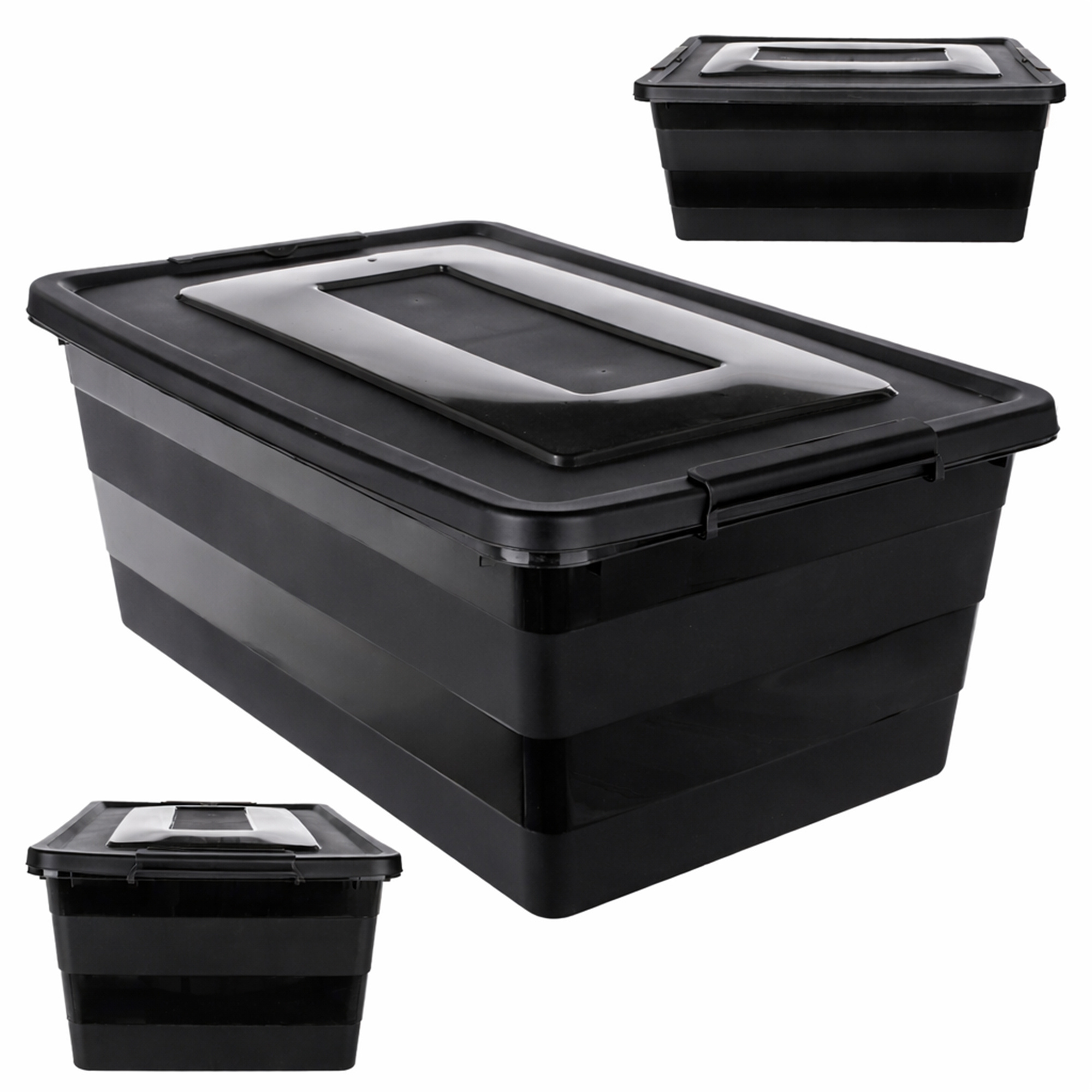Kadax Storage Container With Lid 40l Plastic Organizer For Toys