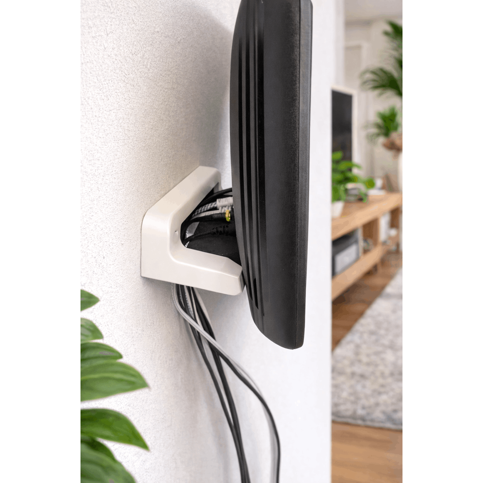 Image of Wall Mount For Smart / / Router – Space-saving Router Bracket –