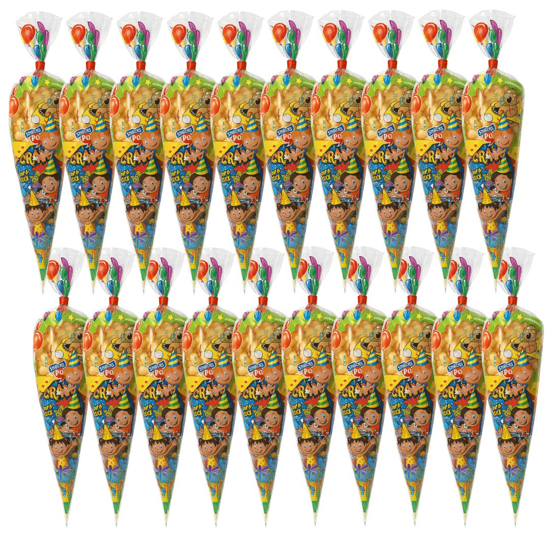 TEMU Pack Conos Chuches Cumpleaños | Cucuruchos Chuches Rellenos | Bolsas Gominolas Preparadas para Fiestas Infantiles, Piñatas y Eventos | Pack de