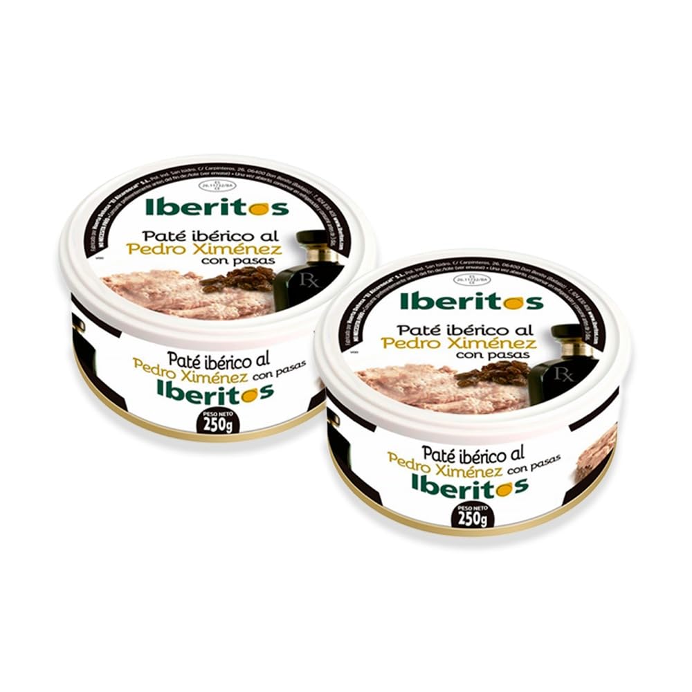 TEMU Pack 2 Paté Ibérico al Pedro Ximénez con pasas Iberitos