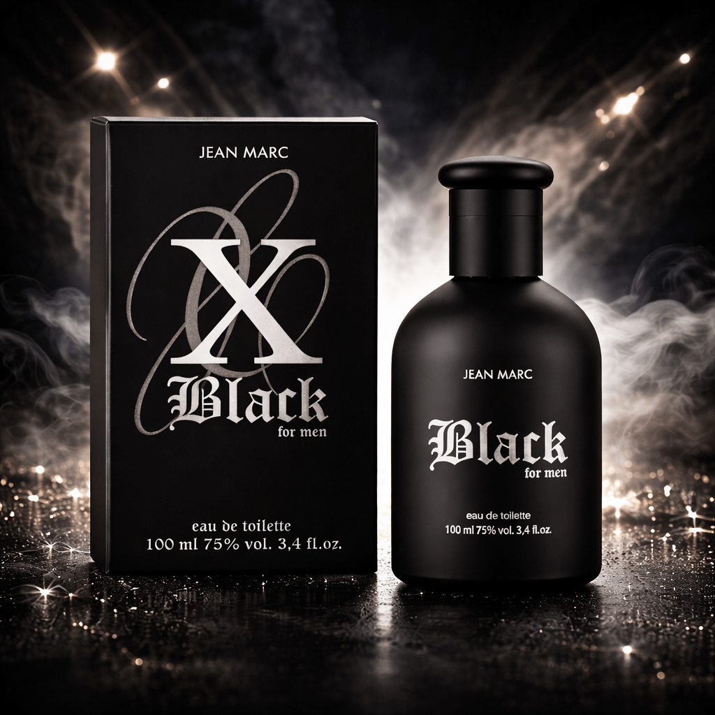 E-shop Everlyx - X Black für Männer von Jean 100ml - Stark und dunkel, maskulin, Duft - Klassisches mit modernen Akzenten für den selbstsicheren und