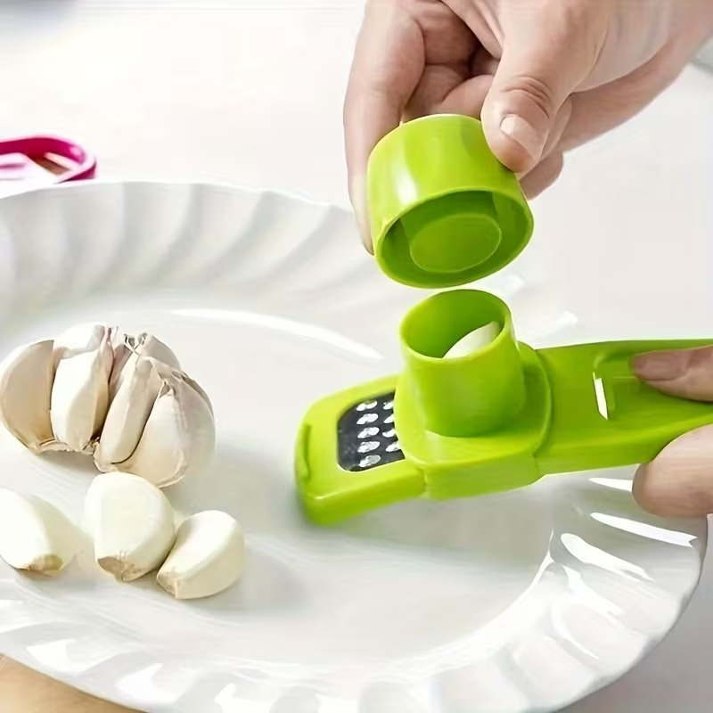 TEMU 1 stuks. Mini Knoflookmolen Knoflookpers Knoflook Keukenmixer Hand Knoflookmolen Groene Keuken Gadgets Klein Buiten Grillgereedschap