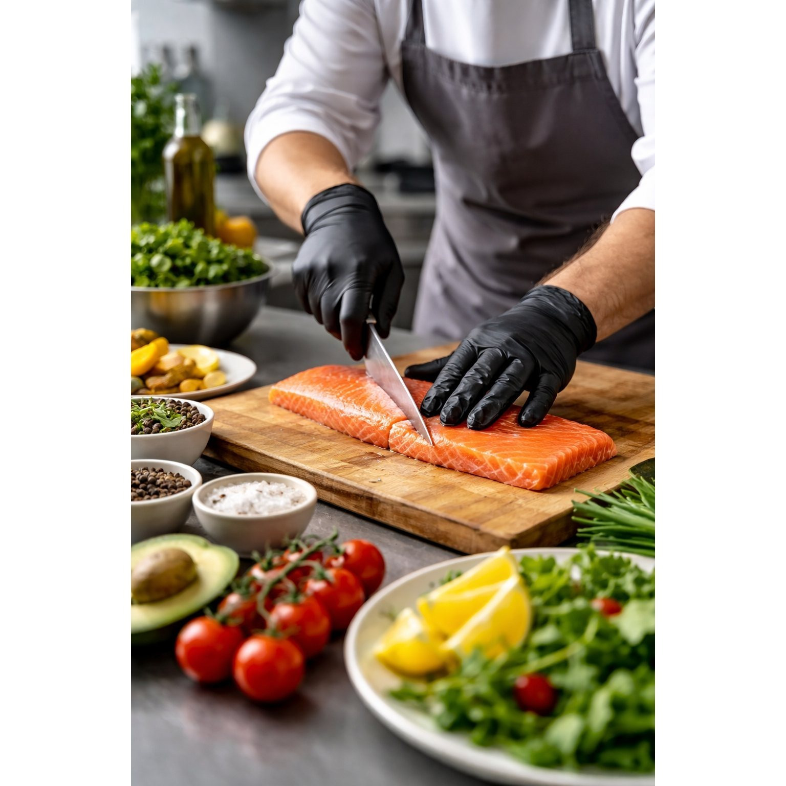 Nitrile Disposable Gloves - Powder-