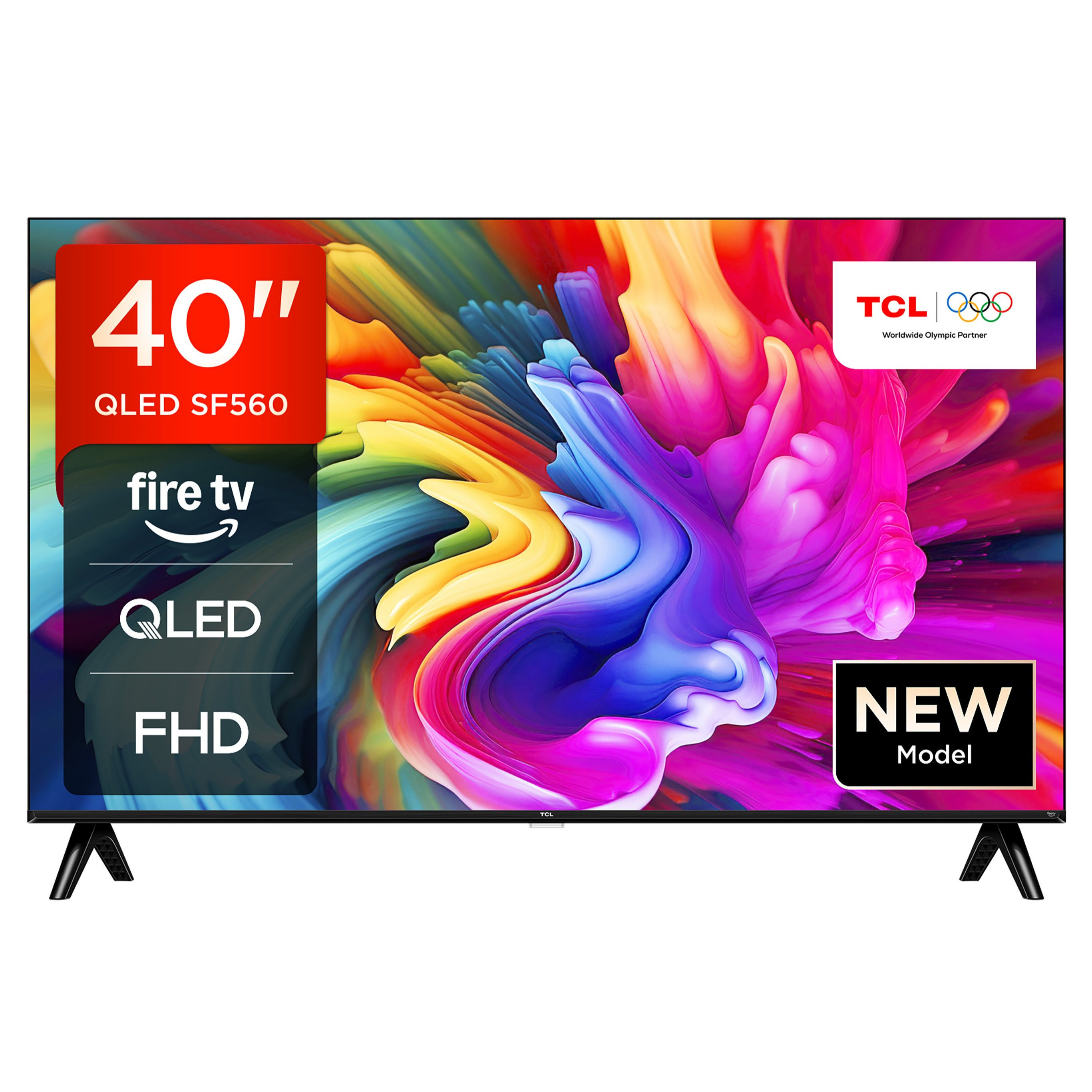 Tcl 40-inch Tv, Full Hd Smart Tv With Hdr, Metallic Design, Frameless, 40sf560