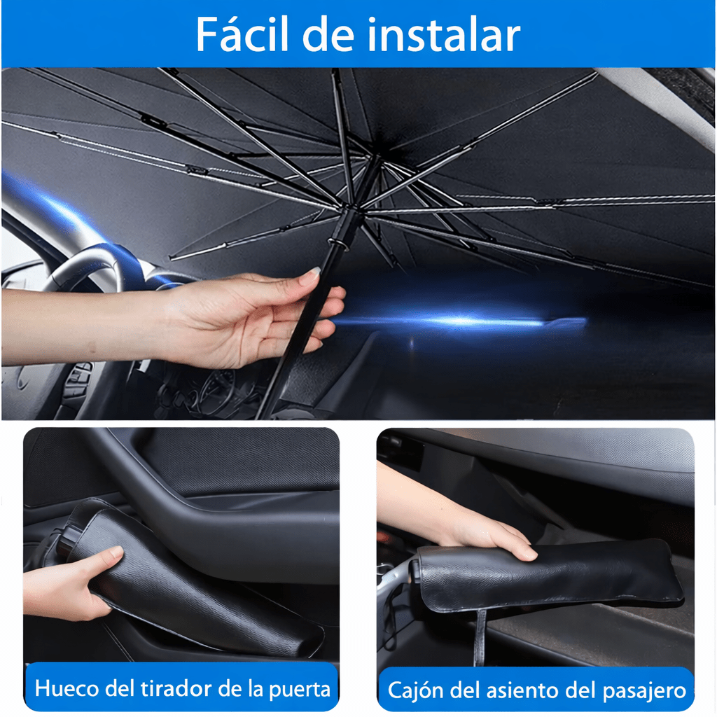 TEMU Parasol para Coche | Parasol para Parabrisas de Coche | tu Coche y de las Altas Temperaturas | Mantiene el Interior del Coche | | Parasol