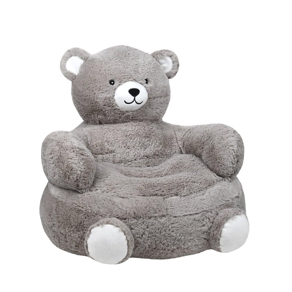 Grey Pouf 45x45x45 Cm