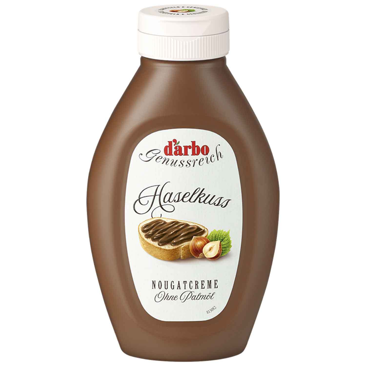 Image of Arbo's Delicious Hazelnut Kiss Nougat Cream Without Palm Oil 320g