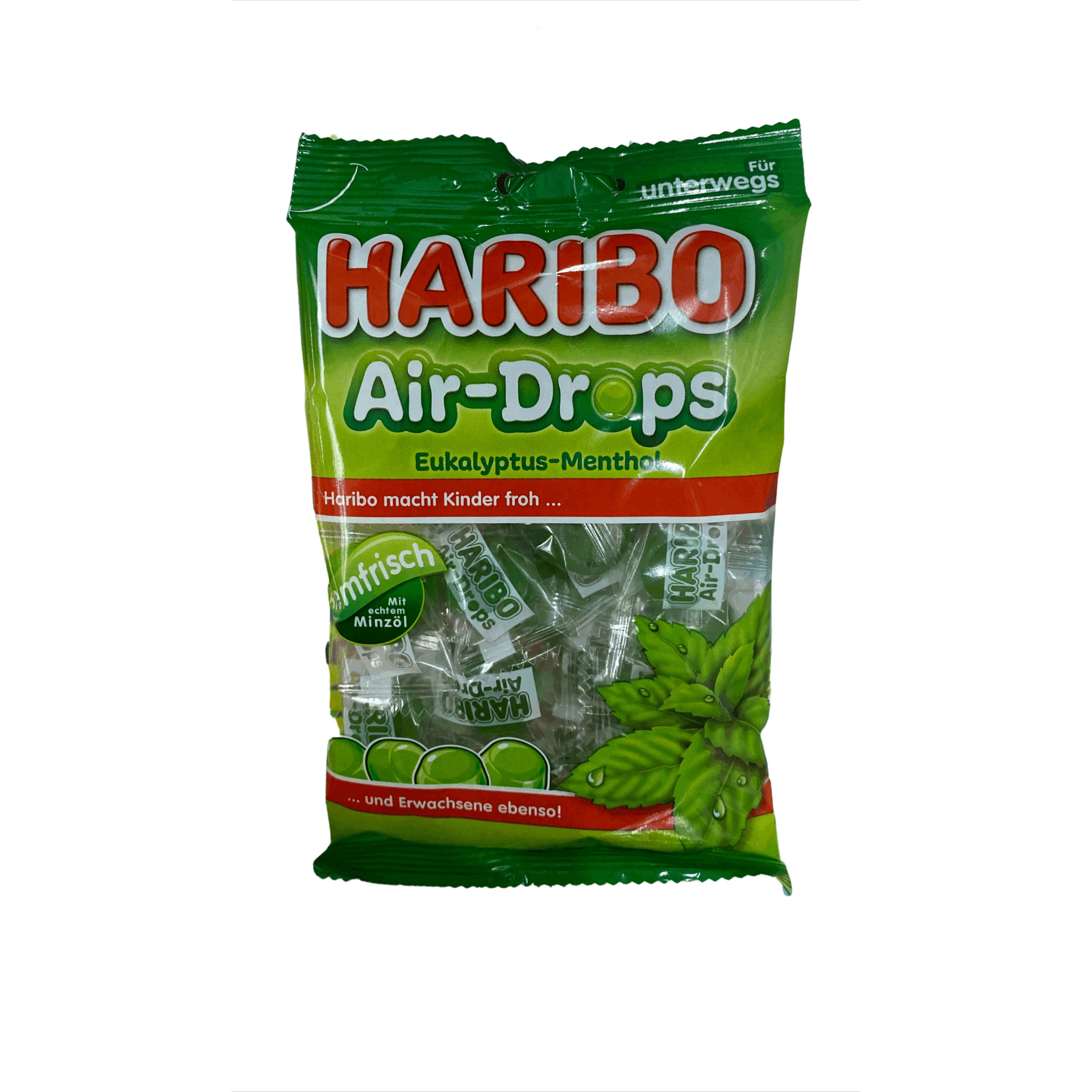 Haribo Air-drops Euka-menthol 12 X 100g