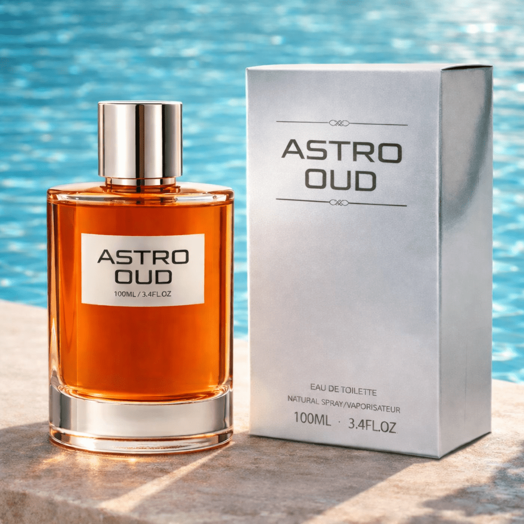 TEMU Perfume For Man Astro Oud Edt 100ml, Spicy Fragrance With Smoky Spicy Top Notes, Rich Oud Resin Heart And A Leather Woods Base A Deep Masculine