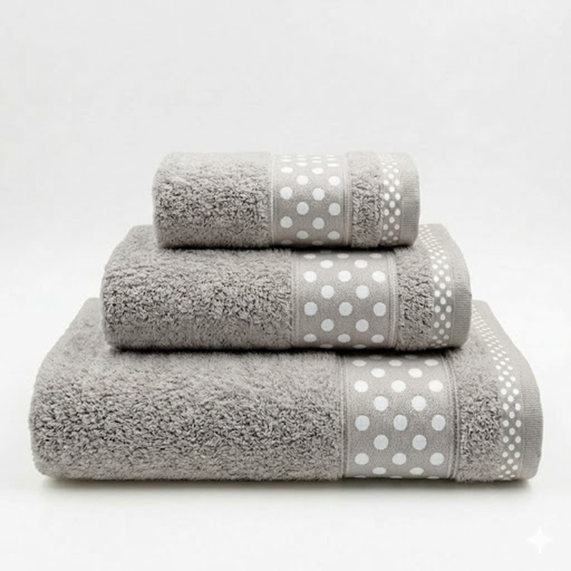 Conjunto de Toalhas (3 Peças) - Toalha de Mão, de e Toalha de Banho | Toque, Ultra Absorvente com Design Elegante de…: retailer-supplied image
