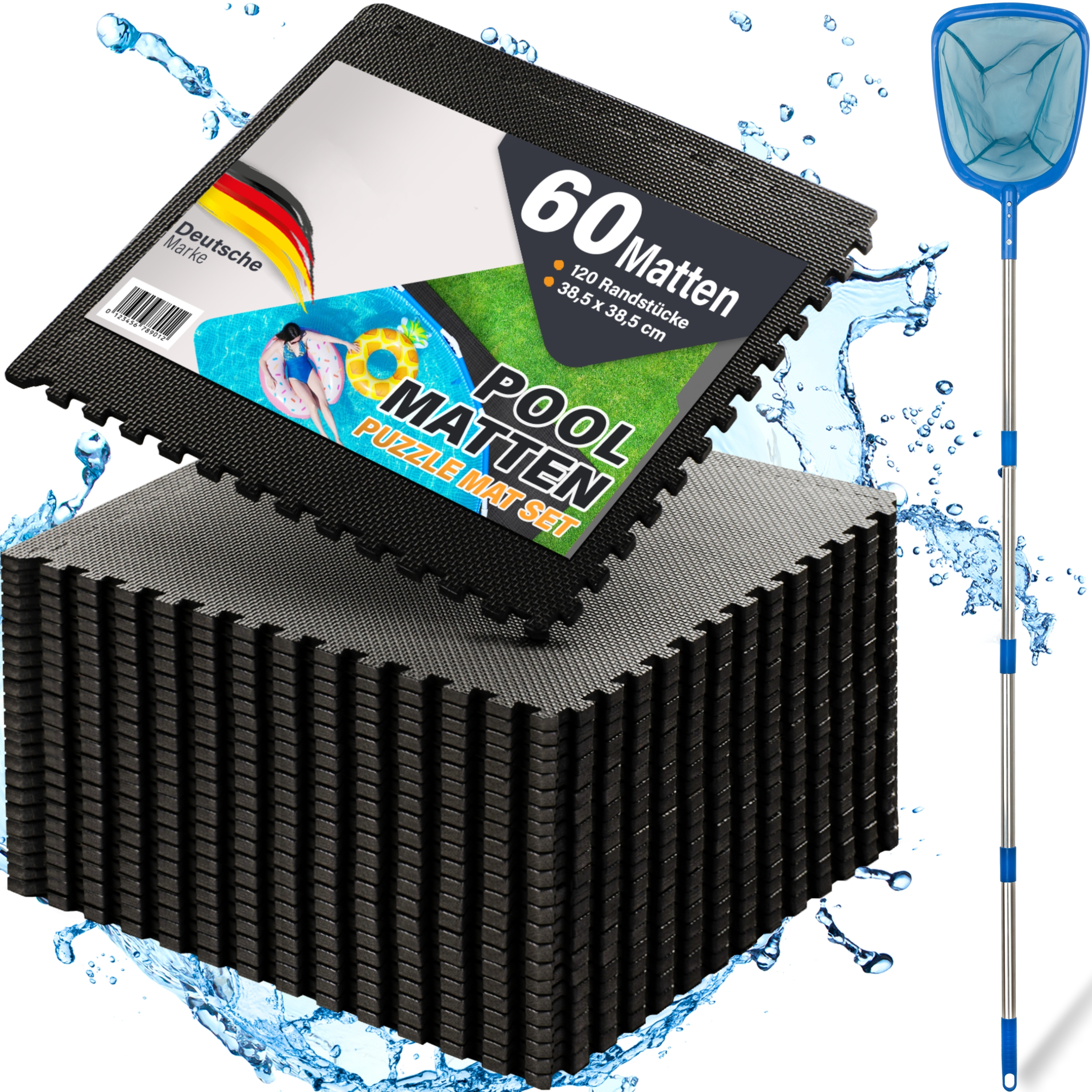Image of Pool - 12, 36, Or 60 Mats - Outdoor Pool Mat, Floor Protection Mat, Ground Cover, Mat, Round Or Rectangular Pool Mat, Floor Protection Mats