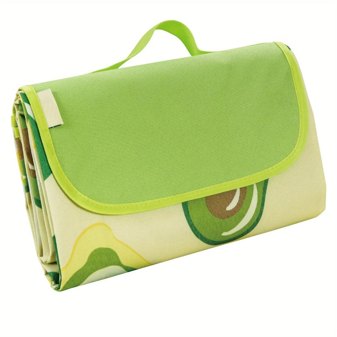 TEMU 1pc Large Picnic Mat Print Blanket Camping Hiking Travel Concert Yard Garden Foldable Waterproof Easy To Clean (avocado)