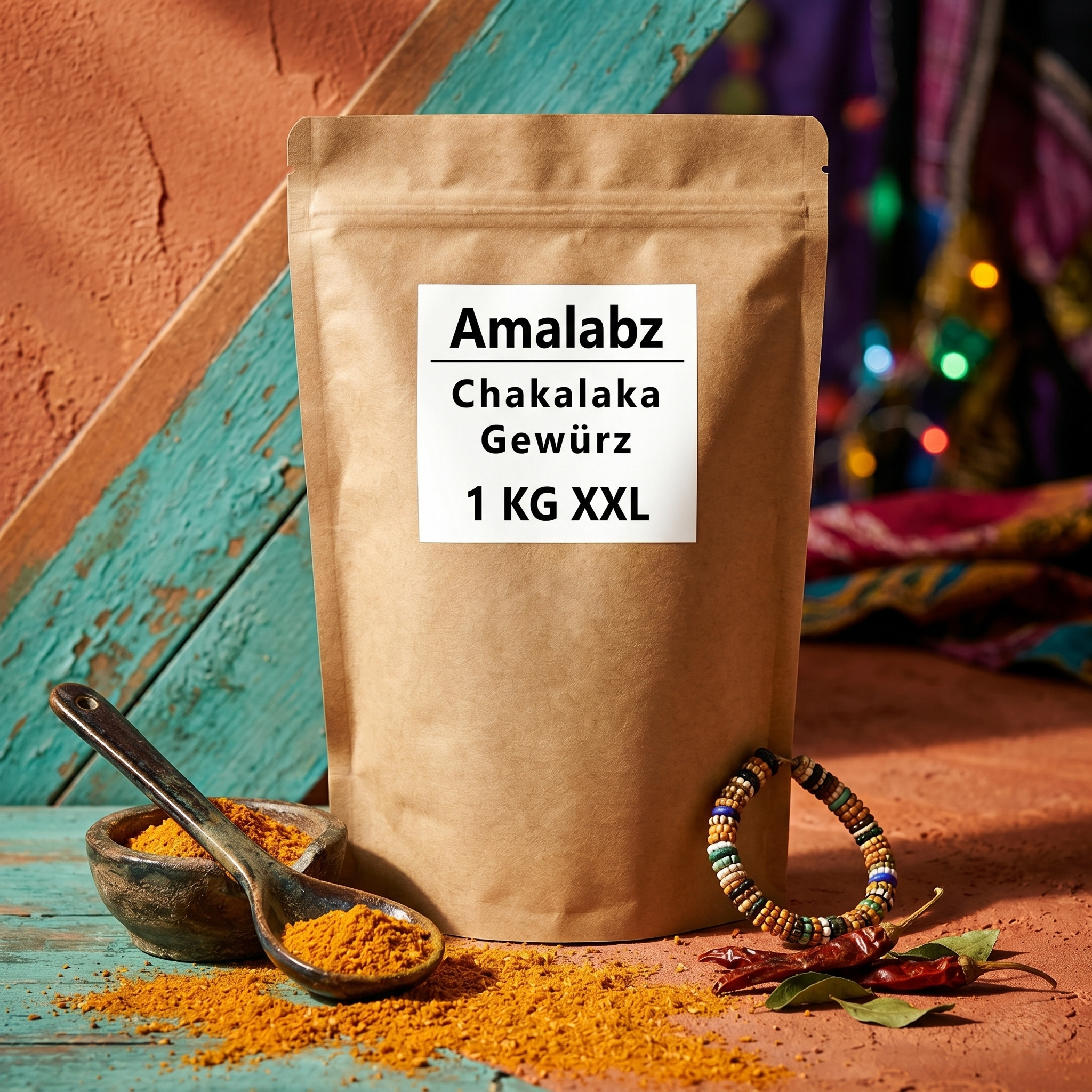 Image of Chakalaka Spice 1 Kg Xxl Premium Spice Blend – African Flavor, Additive-free, Ideal For Grilling & Dipping