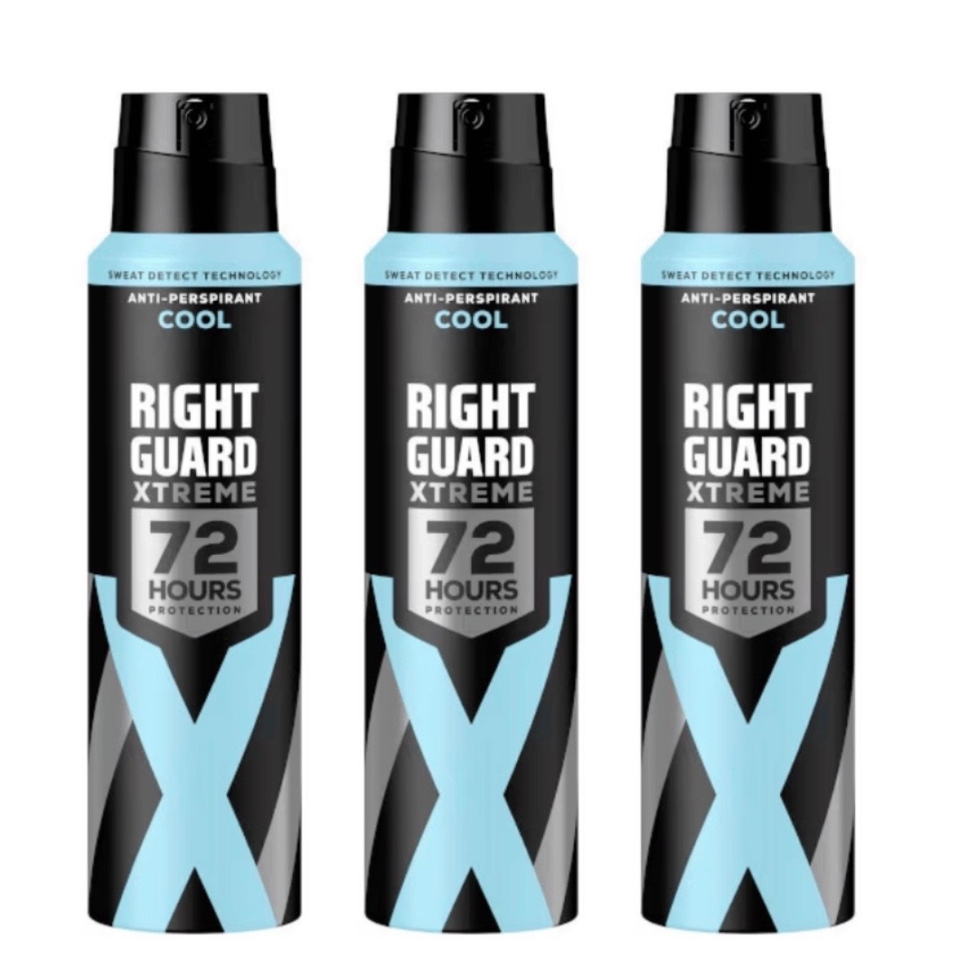 TEMU Cool Men Anti-perspirant Deodorant Aerosol 150ml - Pack Of 3