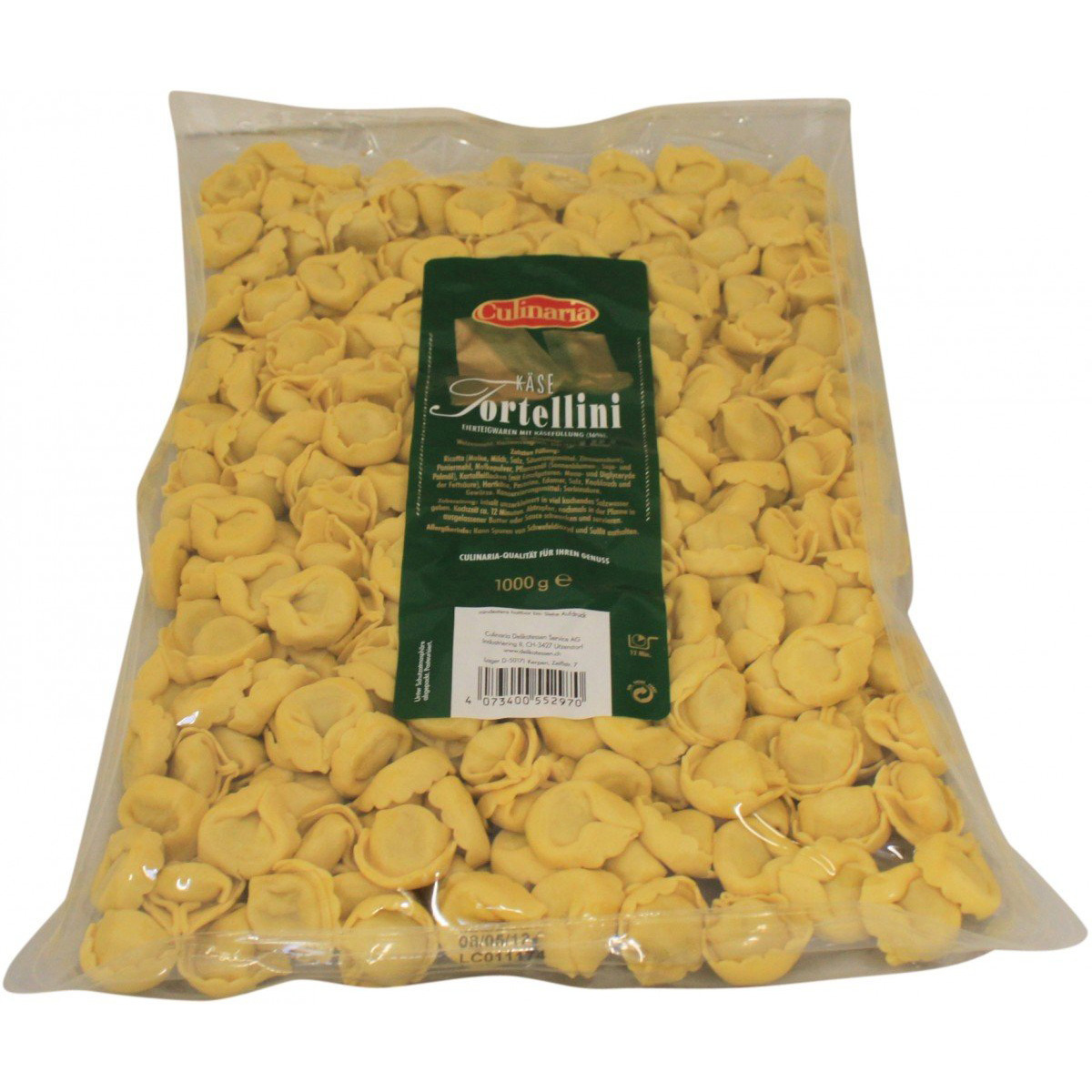 Image of Culinary Cheese Tortellini Egg Pasta With Cheese Filling 2-pack