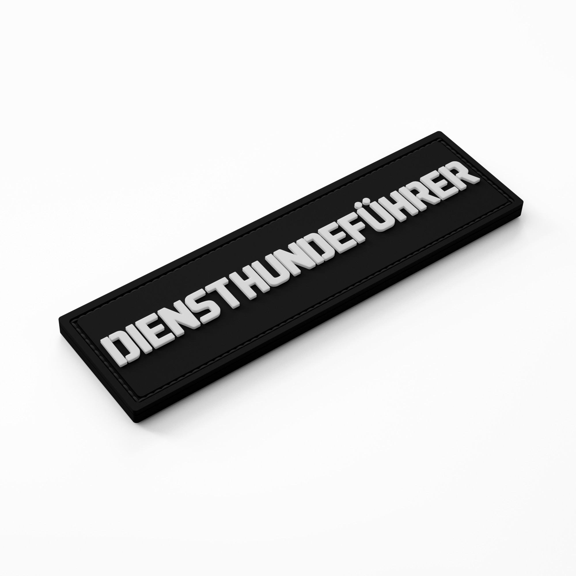 Image of - Service Dog Handler Rubber Patch In Sizes 15.0 Cm Cm - As A Badge For Police And Federal Defense - K9, Service Dog, Dog Trainer