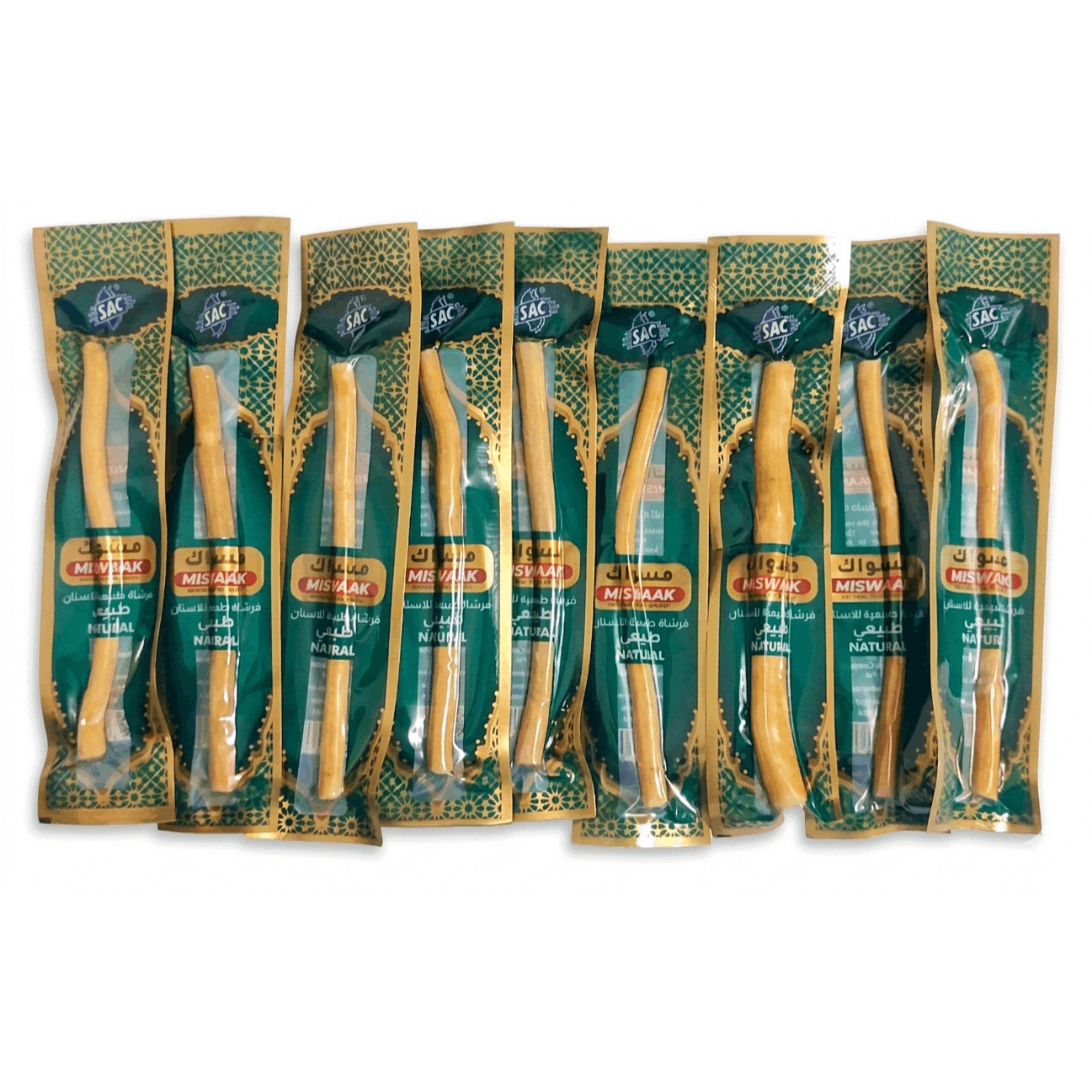 9 Vegetable And Natural Toothbrushes, Stick