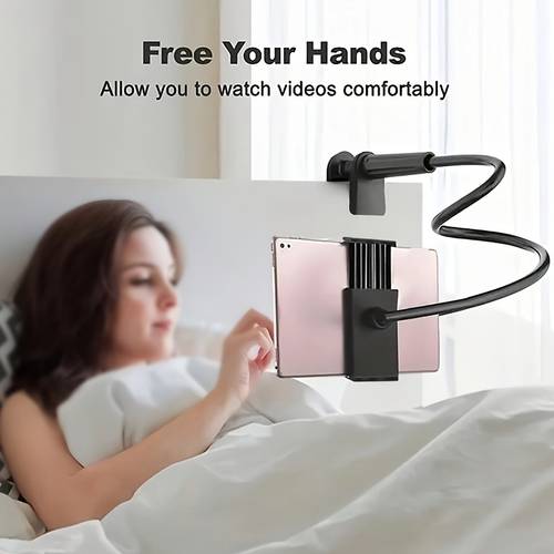 2026 new universal 360 omnidirectional stand for mobile phones portable devices tv adjustable viewing stable reliable grip with thickened heavy duty base for safe and hands free use 80cm