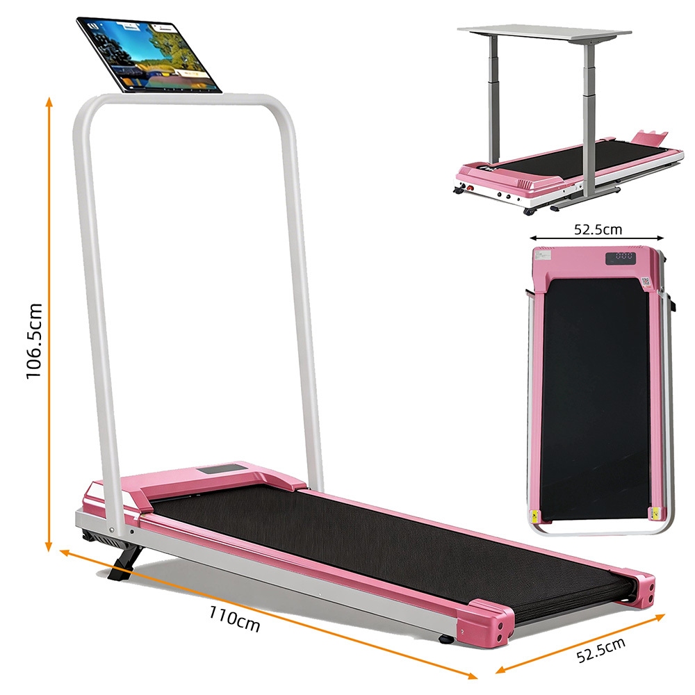 Portable Walking Pad Treadmill with 7% Incline for Home Office